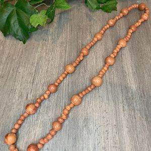 Vintage Red Clay Oaxaca Single Strand Necklace